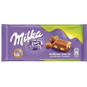 Chocolate Milka Avellanas 